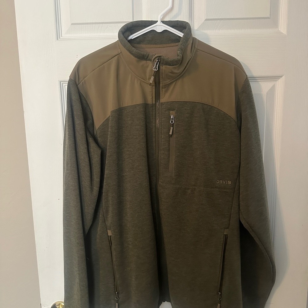 Orvis Men’s Full-Zip Fleece Tech Jacket - Large